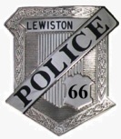 Lewiston Maine Police Department Badge 66 - Officer David R. Payne